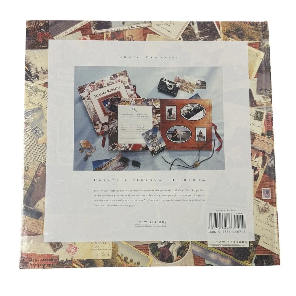 New Seasons Vacation Photo Memories Photo Album Scrapbook Journal Areas
